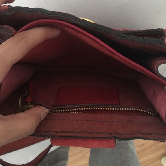 Sami Amin Small Rainbow Bag | Red | Leather - Picture 7 of 8